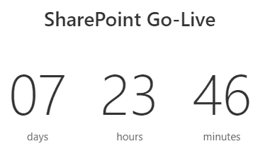 5 ways to use the new Countdown Timer Web Part in SharePoint